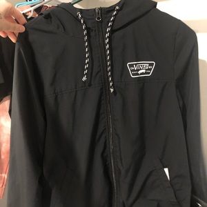 Black Vans Wind breaker